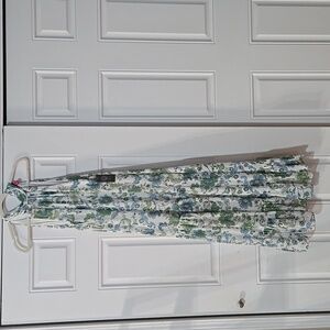 Vince Camuto Floral Milano Maxi Dress in Blue and Green Medium NWT